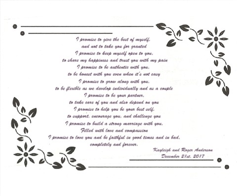 anniversary canvas print 20x16