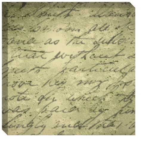 handwritten poem canvas print 24x24 designed by makecanvasprints